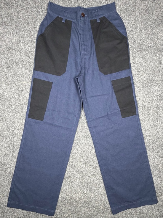 Only Ny Other - NWT Only NY‎ Utility Work Pants Navy Black Reinforced Straight Leg